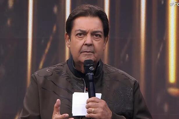 Faustão em trecho de apresentação do seu programa na Band