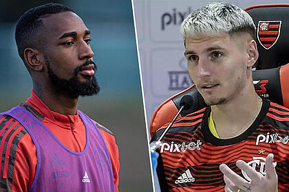 Gerson e Varela em uma montagem
