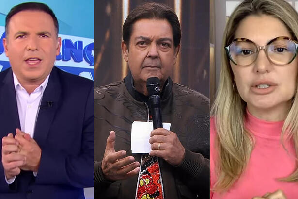 Reinaldo Gottino, Fausão e Antonia Fontenelle em uma montagem