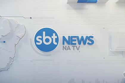 Logo do sbt news na tv