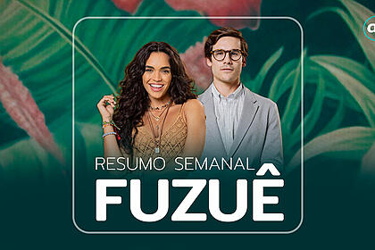 Protagonistas da novela Fuzuê, Giovana Cordeiro e Nicolas Prattes