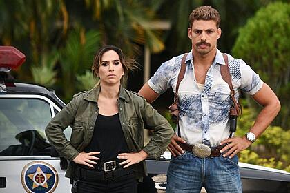 Tatá Werneck e Cauã Reymond em cena de "Uma Quase Dupla"