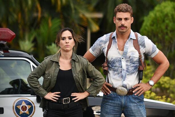 Tatá Werneck e Cauã Reymond em cena de "Uma Quase Dupla"