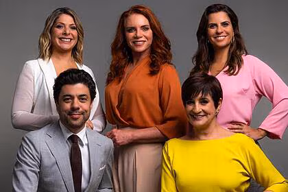 Tiago eltz, mônica waldvogel, daniela lima, leilane neubarth e camila bomfim comandam programação matinal da globonews