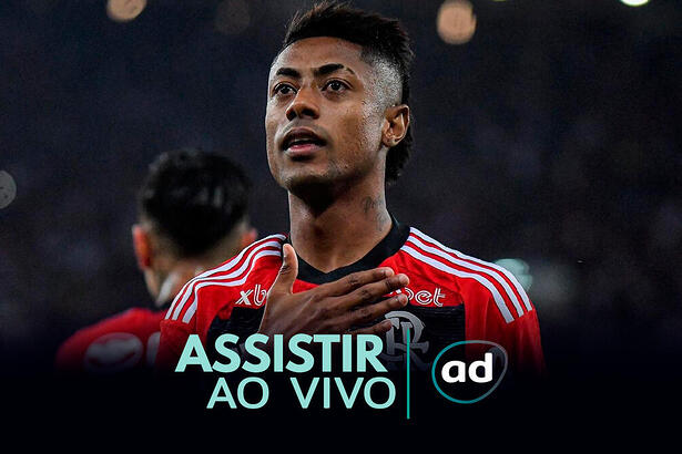 Arte onde assistir ao jogo Flamengo x Internacional, pelo Brasileirão
