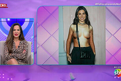 Isabele benito faz cara de nojo e analisa look de bianca andrade no fofocalizando