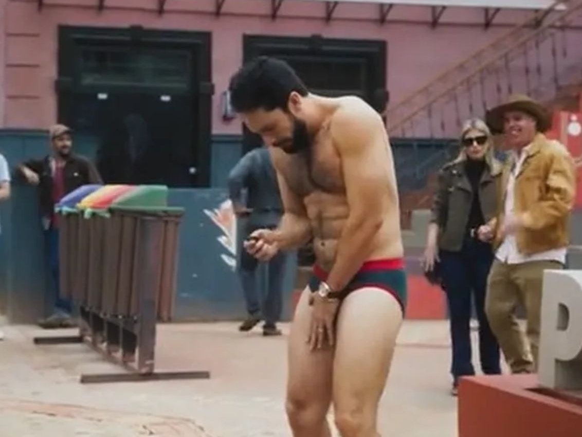 Terra e Paixão, novela, Globo, cueca