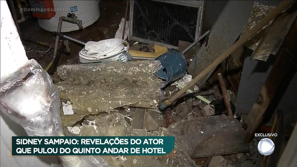 Local da primeira queda do ator