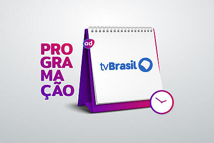 Arte da programação da TV Brasil