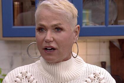 Xuxa com a boa aberta no É de Casa