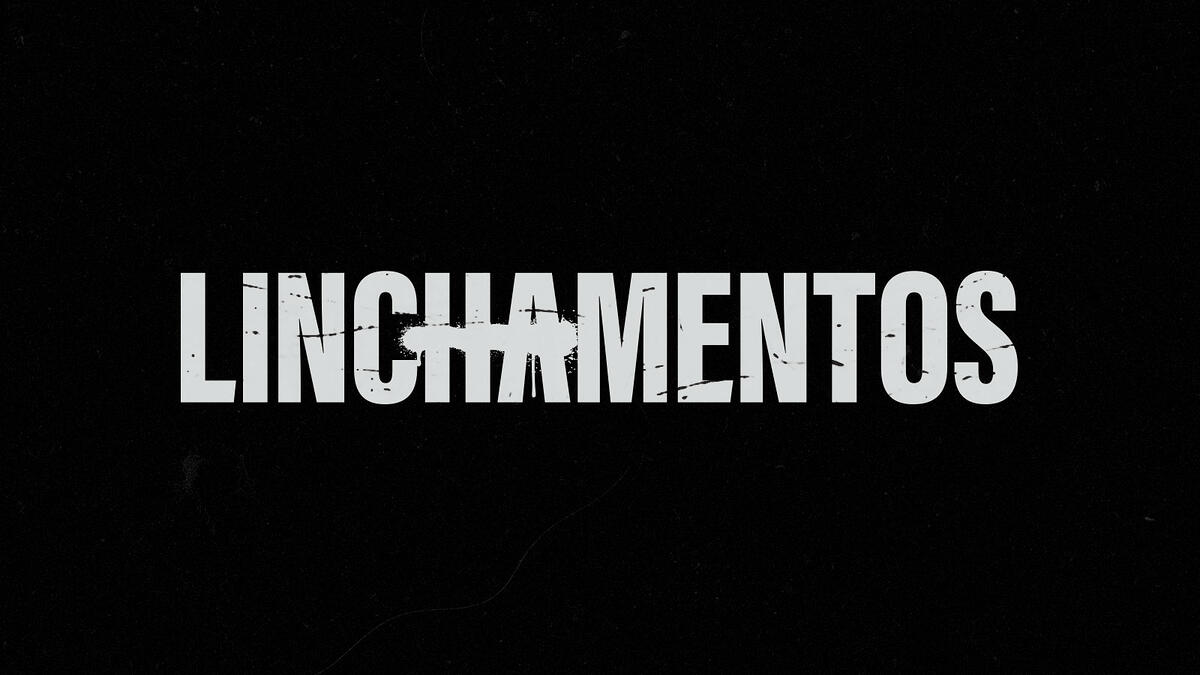 Logo da série Linchamentos do PlayPlus (Record) 