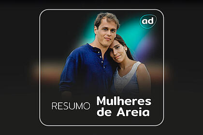 Arte gráfica do resumo da semana de Mulheres de Areia