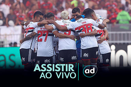 Arte onde assistir ao jogo São Paulo x Flamengo, pela final da Copa do Brasil