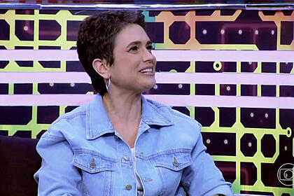 Sandra Annenberg em trecho do Pipoca da Ivete