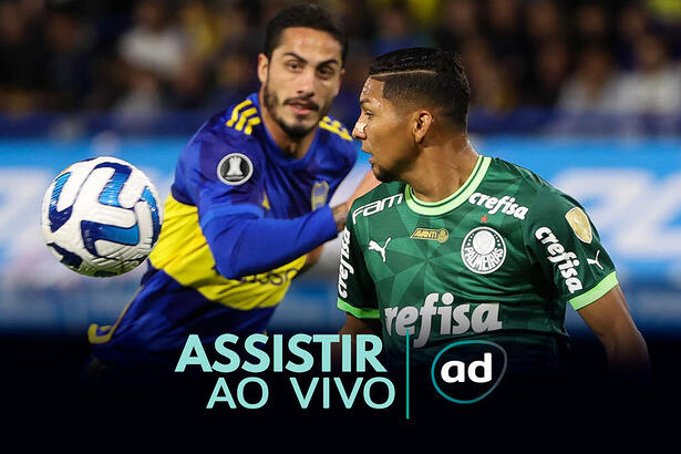 Arte onde assistir ao jogo Palmeiras x Boca Juniors, pela Libertadores