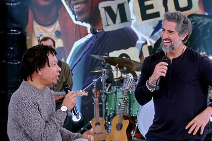 Djavan chora no Caldeirão