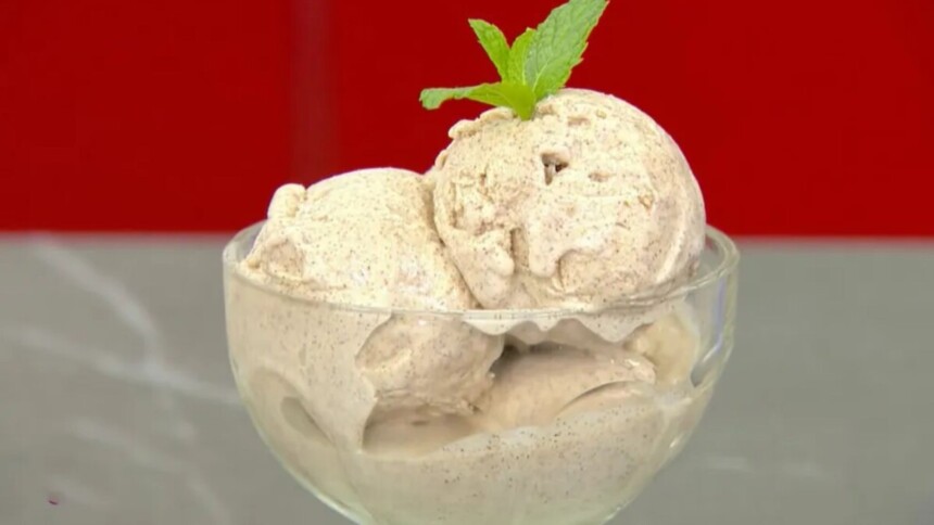 Receita de Sorvete de Canela do Mais Você