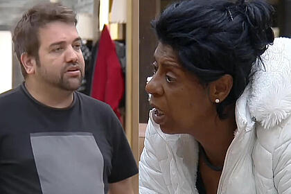 Sander e Marcia Fu em uma montagem na A Fazenda