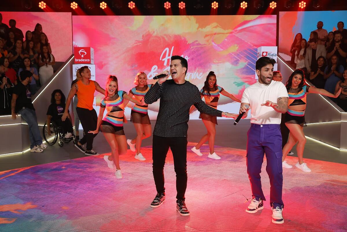 Hugo & Guilherme no palco do Teleton