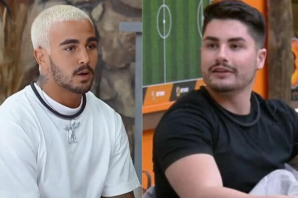 Yuri e Lucas Souza em uma montagem na A Fazenda