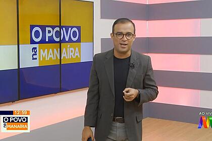 Flávio Fernandes apresentando o O Povo na Manaíra