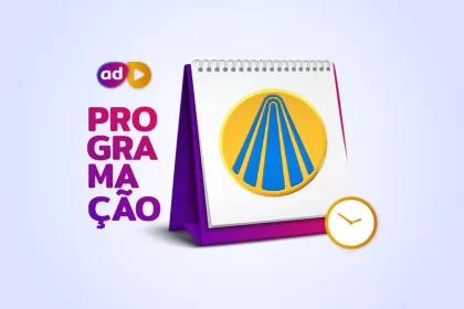 Arte da programação da TV Aparecida