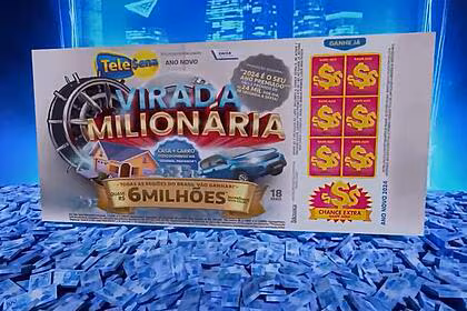 Bilhete da Tele Sena de Ano Novo 2024