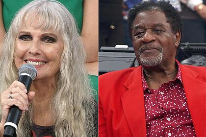 Lilian Knapp e Tony Tornado em uma montagem no Altas Horas