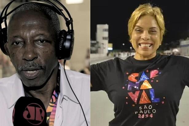 Mestre Zulu e Eloise Matos em uma montagem