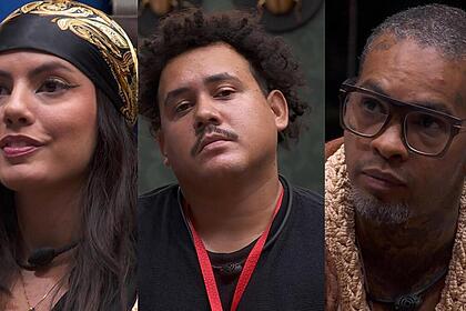 Fernanda, Lucas Henrique e Rodriguinho pedem votos no 10º Paredão do BBB 24