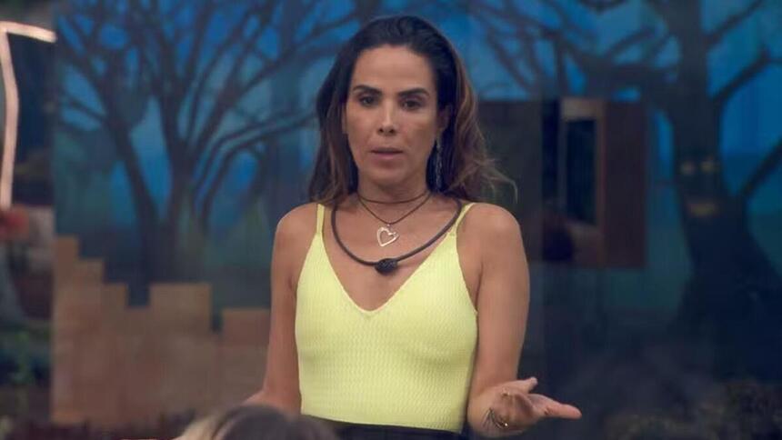 Wanessa Camargo na área externa do BBB 24