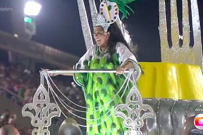 Regina Casé é destaque na Mocidade Independente de Padre Miguel