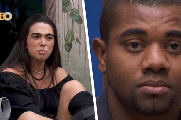 Giovanna faz cara feia ao falar de Davi no BBB 24