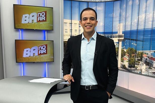 Pedro Santo Sé no cenário do Bahia no AR