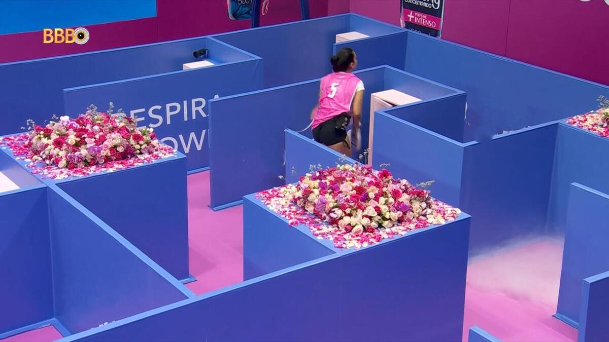 BBB 24 repete prova com labirinto pela segunda vez consecutiva