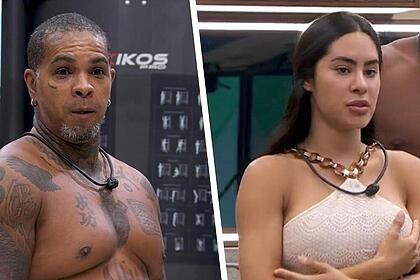 Rodriguinho na academia e Isabelle na cozinha do BBB 24