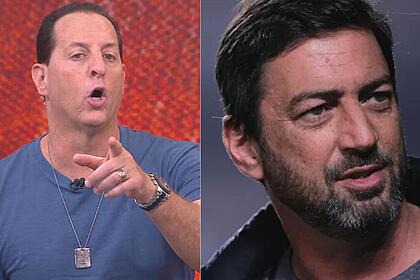 Benjamin Back e Duilio Monteiro Alves em uma montagem