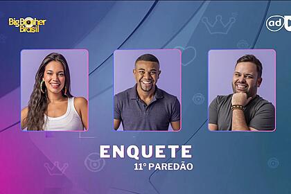 Alane, Davi Michel na arte da enquete do 11º Paredão do BBB 24