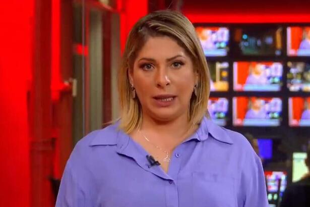 Daniela Lima apresentando o Edição das 18h na GloboNews