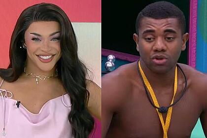Pabllo Vittar e Davi em uma montagem