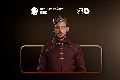 Salomão na arte do resumo de Reis na Record