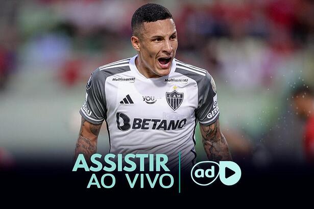 Paulinho na arte onde assistir ao jogo Atlético/MG x Rosário Central, pela Libertadores