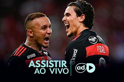 Pedro e Cebolinha na arte onde assistir ao jogo Millonarios x Flamengo, pela Libertadores