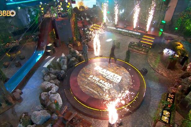 Cenário da festa do top 5 do BBB 24