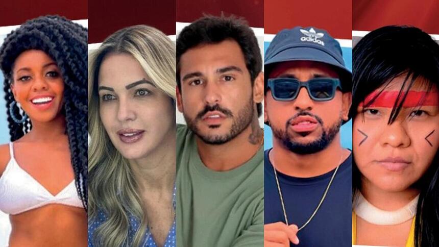 5 participantes da lista de 100 do reality show A Grande Conquista 2