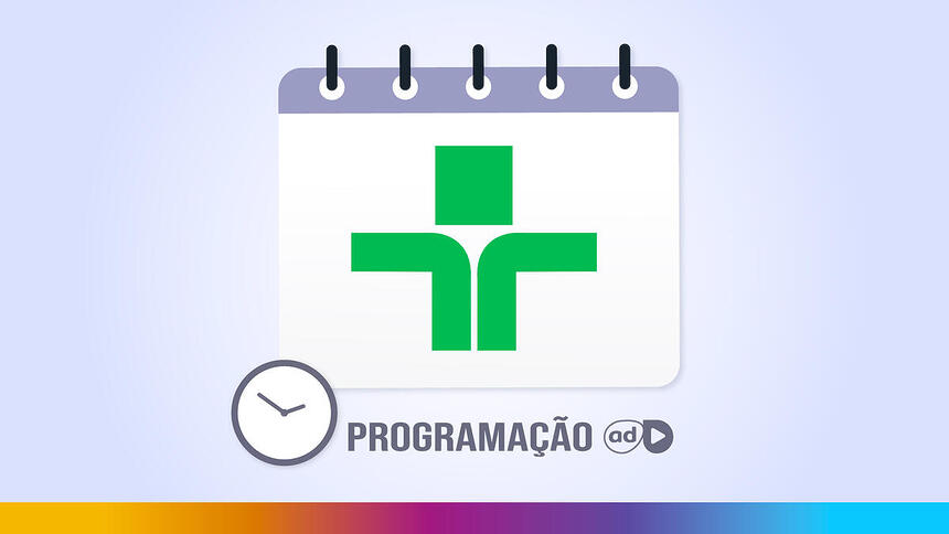 Logo da TV Cultura na arte da programação