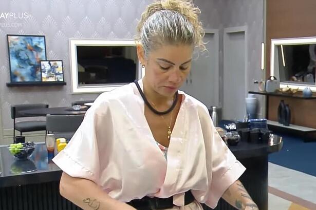 Cátia Paganote na cozinha de A Grande Conquista