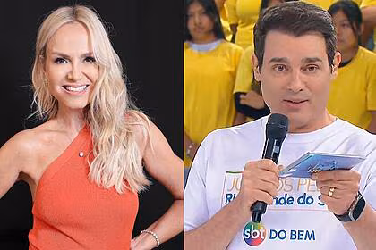 Eliana e Celso Portiolli em uma montagem