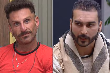 Guipa e brenno em uma montagem na a grande conquista