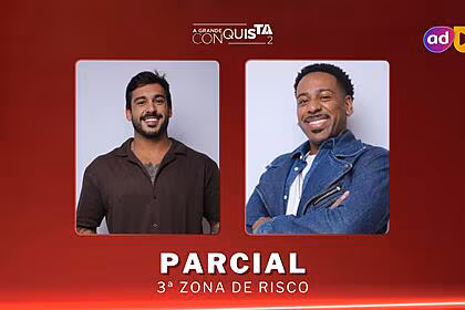 Hadad e viigram na arte da parcial na 3ª zona de risco de a grande conquista